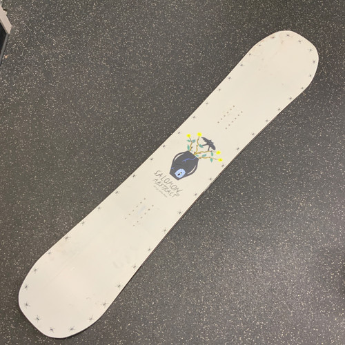 Vist Large View of Product Image Which is Used Salomon ABSTRACT Mens Snowboard Only White 153 cm