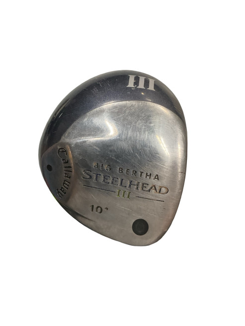 Vist Large View of Product Image Which is Used Callaway BIG BERTHA STEELHEAD III Mens Driver RH 10.0 Degree