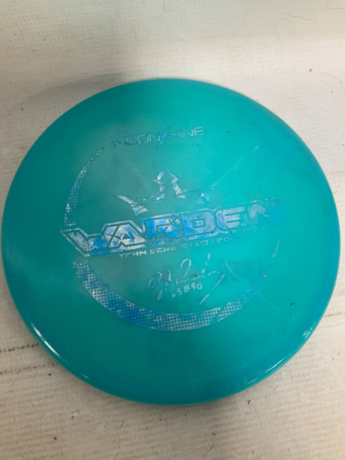 Vist Large View of Product Image Which is Used Dynamic Discs WARDER MOONSHINE Disc Golf Putter Teal 176g