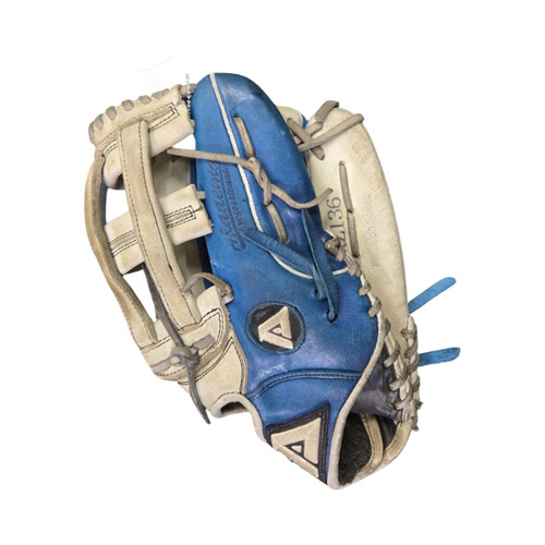 Vist Large View of Product Image Which is Used Akadema ARZ136 13 IN BB GLOVE BB/SB Glove RH Throw Grey 13"