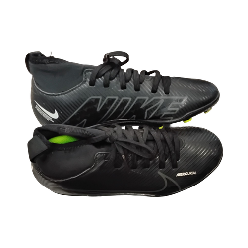 Vist Large View of Product Image Which is Used Nike Soccer Cleats Black Junior 01.5