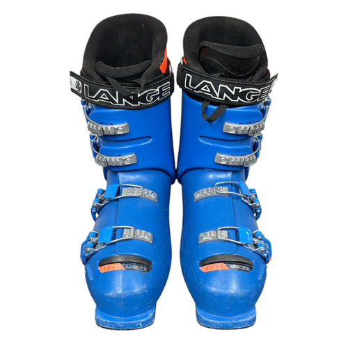 Vist Large View of Product Image Which is Used Lange 65 RS Boys Down Hill Ski Boot Royal Blue 265 MP