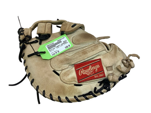 Vist Large View of Product Image Which is Used Rawlings LIBERTY ADVANCED BB/SB Catchers RH Throw White 34"