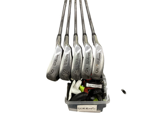 Vist Large View of Product Image Which is Used Wilson PRO STAFF 431 SS Mens Iron Set RH 5I-9I