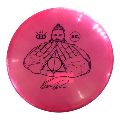 Vist Large View of Product Image Which is Used Dynamic Discs DECKLY HALLOWS Disc Golf Putter Pink 176g
