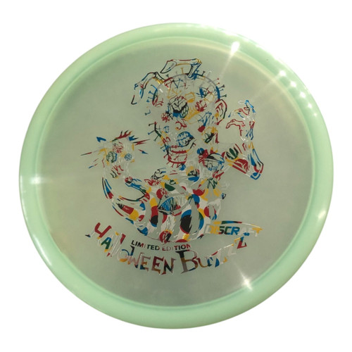 Vist Large View of Product Image Which is Used Discraft GLO Z BUZZZ HALLOWEEN STAMP Disc Golf Mid Range None 178g