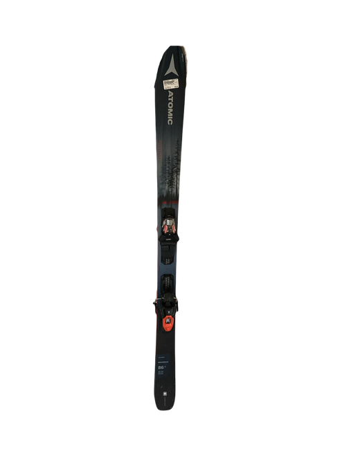 Vist Large View of Product Image Which is Used Atomic MAVERICK 86C Mens DH Ski/Binding Black 161 cm