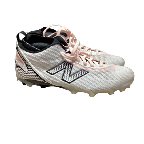 Vist Large View of Product Image Which is Used New Balance FREEZE LAX Cleats Mens White Senior 11.5