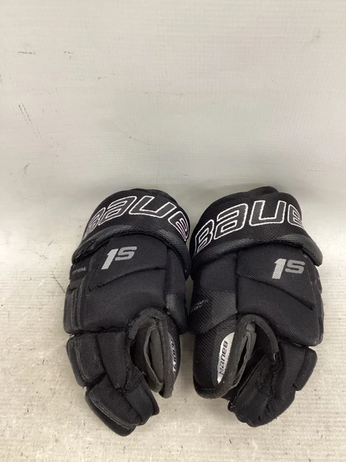 Vist Large View of Product Image Which is Used Bauer SUPREME 1S Youth Gloves Black 9"