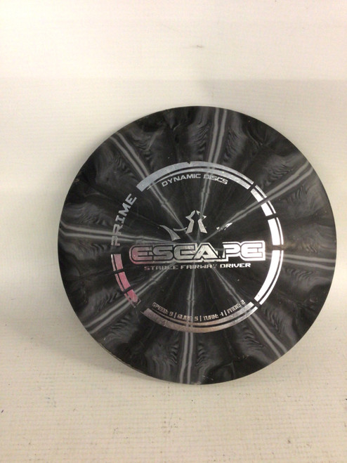 Vist Large View of Product Image Which is Used Dynamic Discs ESCAPE DRIVER Disc Golf Driver Black