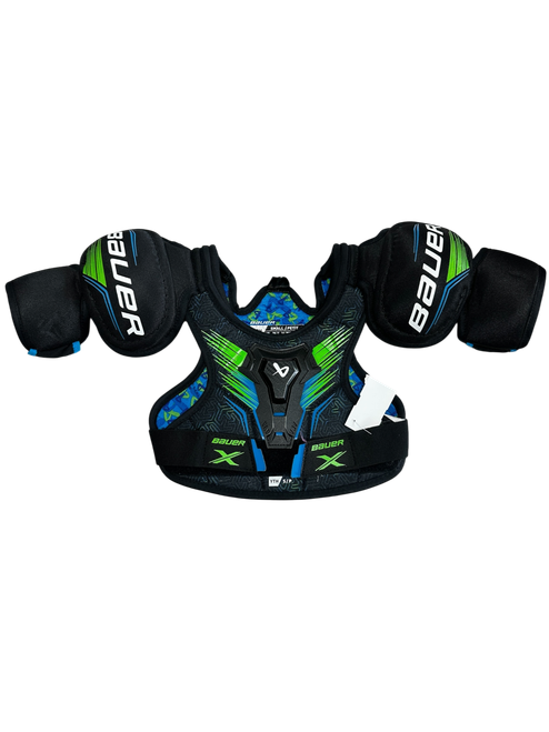 Vist Large View of Product Image Which is Used Bauer X Youth Shoulder Pads SM