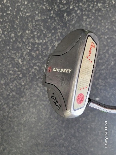 Vist Large View of Product Image Which is Used Odyssey WHITE HOT XG CHIC FILA Mens Putter RH
