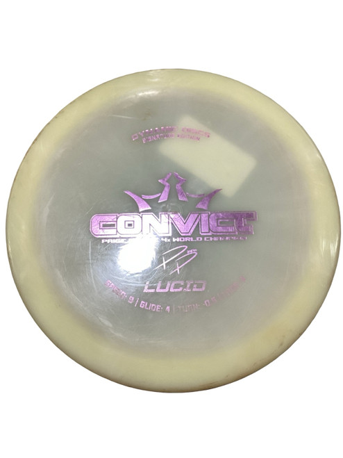 Vist Large View of Product Image Which is Used Dynamic Discs CONVICT Disc Golf Driver Beige