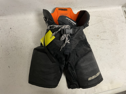 Vist Large View of Product Image Which is Used Bauer SUPREME ONE 60 Junior Pant Black And Orange MD
