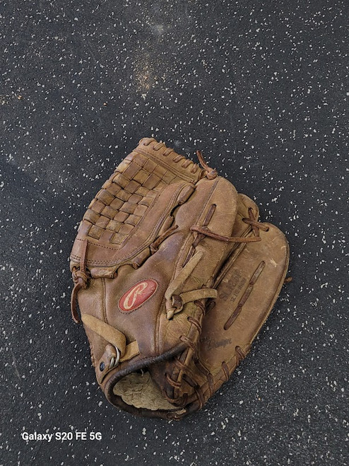 Vist Large View of Product Image Which is Used Rawlings SANDLOT BB/SB Glove RH Throw Brown 12 1/2"