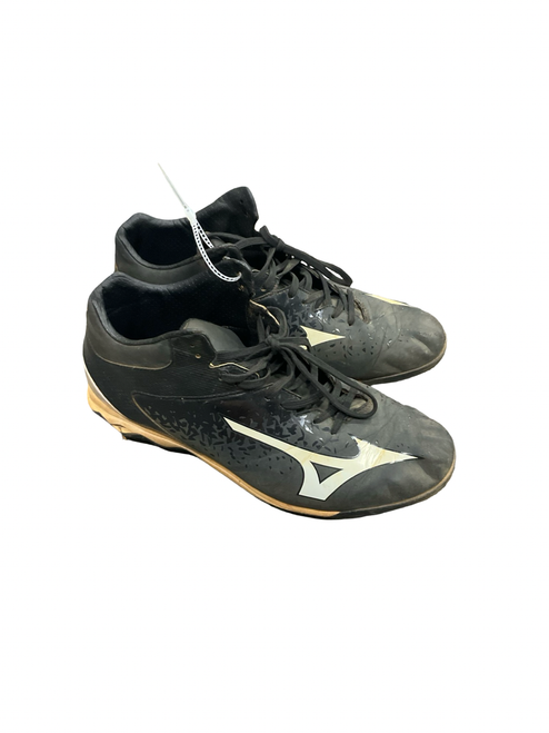 Vist Large View of Product Image Which is Used Mizuno 0 BB/SB Cleats Black Senior 9.5