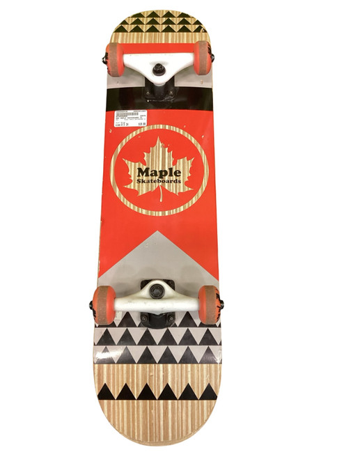 Vist Large View of Product Image Which is Used MAC MAPLE SKATEBOARD 31 Complete Skateboard Beige 8 1/2"