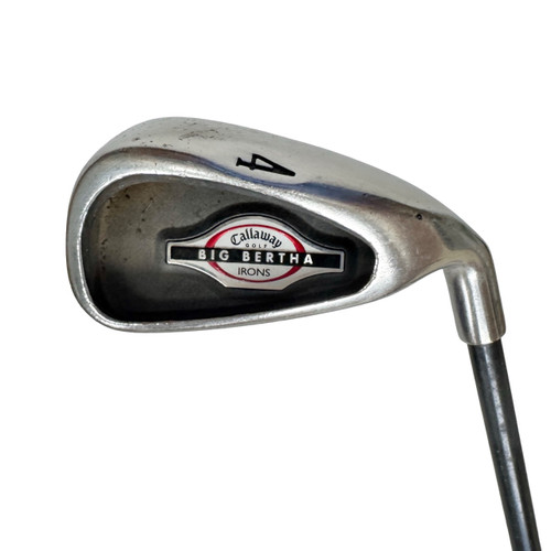 Vist Large View of Product Image Which is Used Callaway BIG BERTHA Men's RH 4 Iron Stiff Flex Graphite Shaft