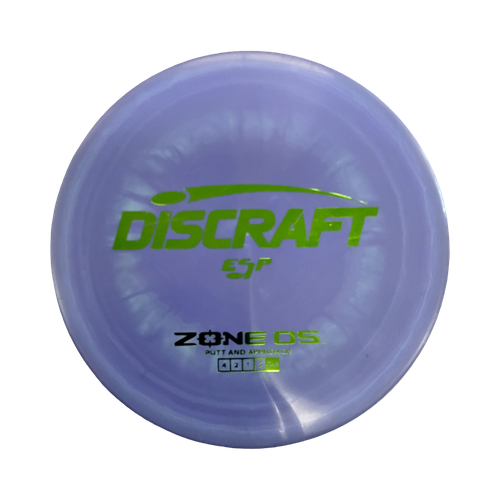 Vist Large View of Product Image Which is Used Discraft ESP ZONE OS Disc Golf Putter Purple 174g