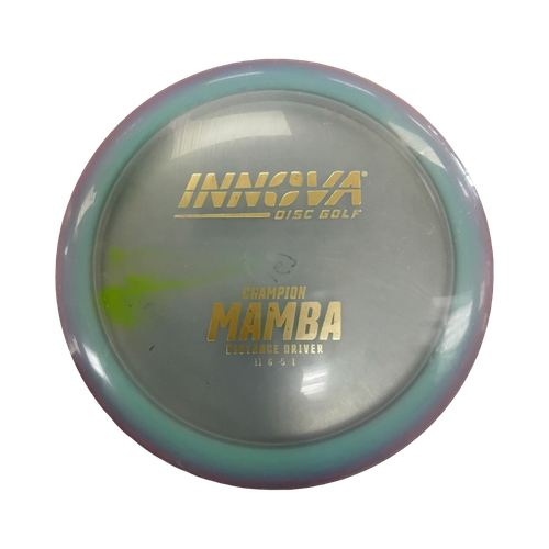 Vist Large View of Product Image Which is Used Innova CHAMPION MAMBA Disc Golf Driver Royal Blue 163g