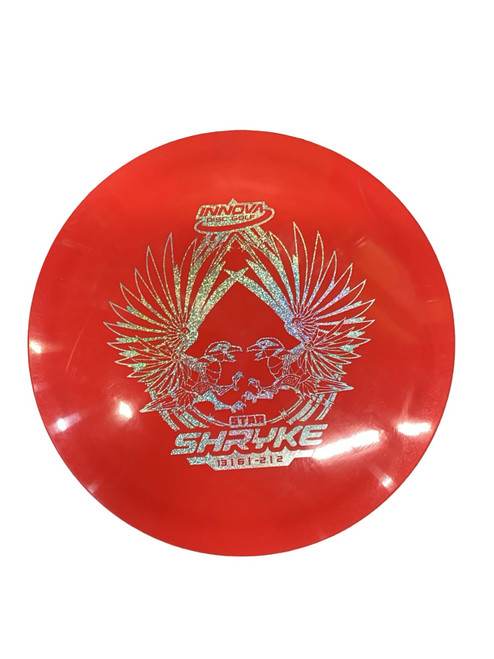 Vist Large View of Product Image Which is Used Innova STAR SHRYKE Disc Golf Driver Red