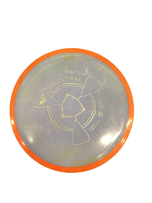 Vist Large View of Product Image Which is Used Axiom INSANITY Disc Golf Driver Royal Blue