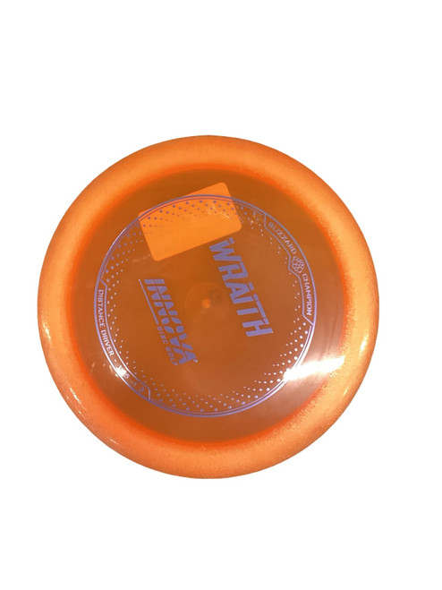 Vist Large View of Product Image Which is Used Innova BLIZZARD WRAITH Disc Golf Driver Orange