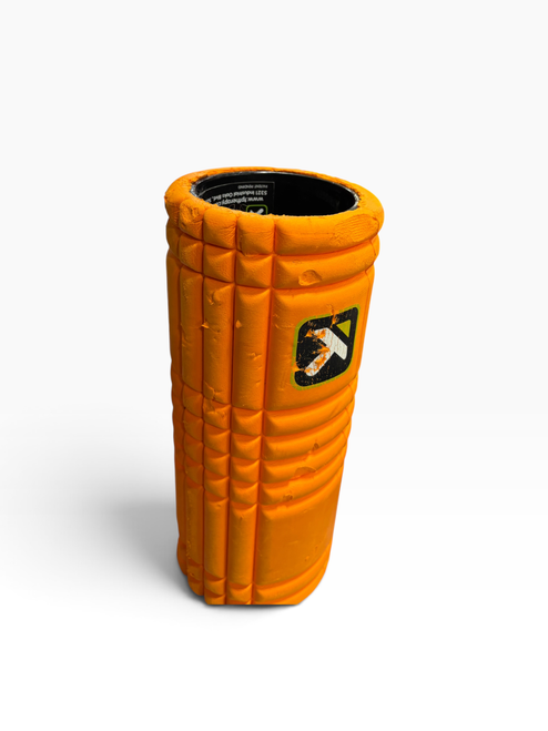 Vist Large View of Product Image Which is Used Exercise Foam Roller Orange Fits all