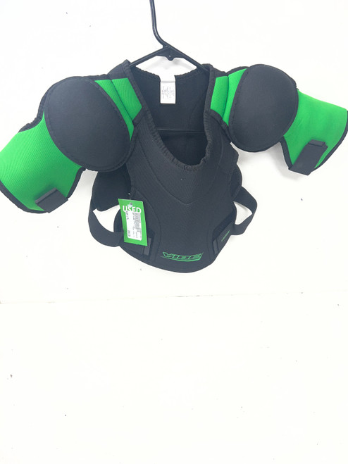 Vist Large View of Product Image Which is Used VIBE L/XL Youth Shoulder Pads L/XL