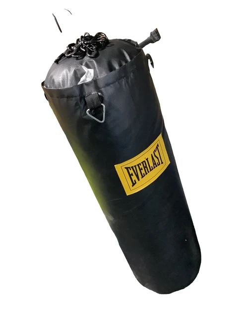 Vist Large View of Product Image Which is Used Everlast 100 LB Boxing Heavy Bag Black 100 lb