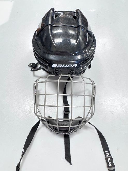 Vist Large View of Product Image Which is Used Bauer IMS5.0 Helmet Cage Combo Black SM
