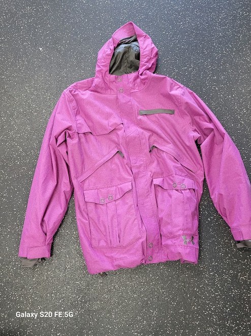 Vist Large View of Product Image Which is Used Under Armour SNOWBOARD JACKET Adult Racing Suit Purple XL