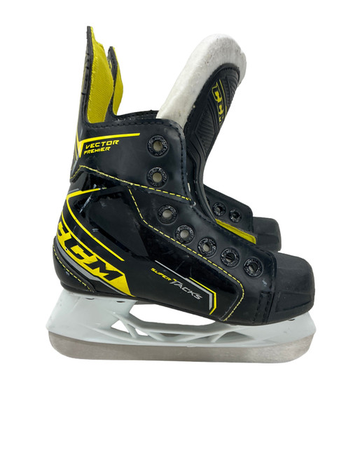 Vist Large View of Product Image Which is Used CCM SUPER TACKS VECTOR PREMIER Youth Hockey Skate Youth 10.0