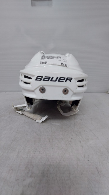 Vist Large View of Product Image Which is Used Bauer PRODIGY Hockey Helmet Only White SM