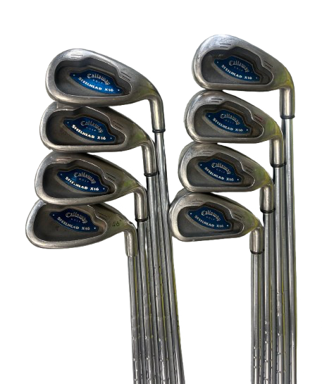 Vist Large View of Product Image Which is Used Callaway STEELHEAD X-16  3-PW Mens Iron Set RH 3I-PW