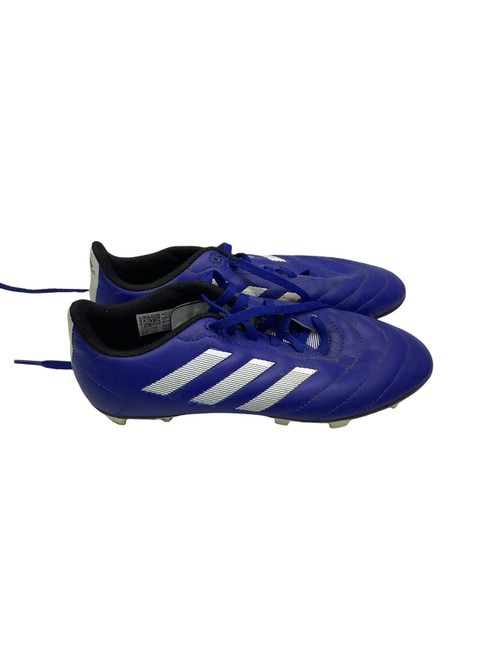 Vist Large View of Product Image Which is Used Adidas Soccer Cleats Royal Blue Senior 6