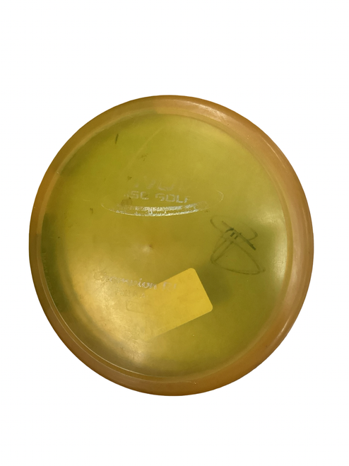 Vist Large View of Product Image Which is Used Innova CHAMPION RHYNO Disc Golf Putter Orange