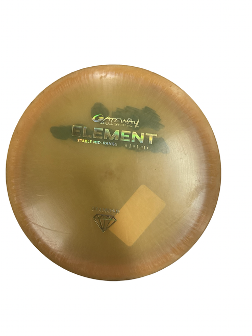 Vist Large View of Product Image Which is Used Gateway ELEMENT DIAMOND Disc Golf Mid Range Orange