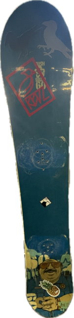 Vist Large View of Product Image Which is Used Burton RUSH Mens Snowboard Only Carolina Blue 160 cm