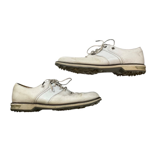 Vist Large View of Product Image Which is Used Foot Joy Mens Golf Shoes White Senior 12