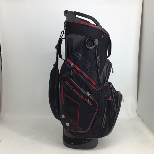 Vist Large View of Product Image Which is Used Sun Mountain C130 14 WAY CART BAG Mens Cart Bag Black