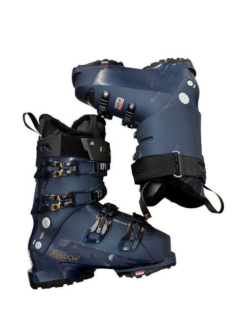 Vist Large View of Product Image Which is Used Lange SHADOW Womens DH Ski Boot Black 245 MP - M06.5 - W07.5