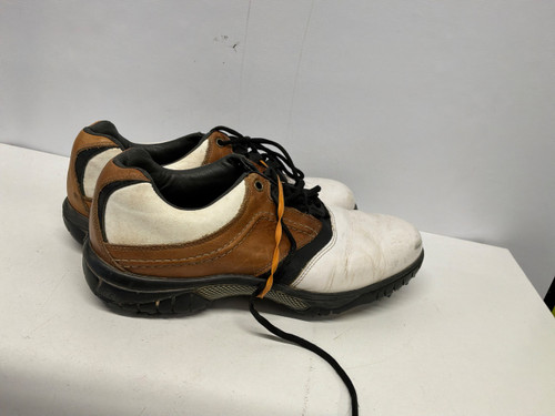 Vist Large View of Product Image Which is Used Foot Joy Mens Golf Shoes White Senior 9.5