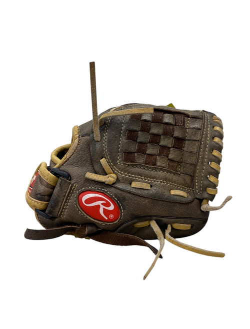 Vist Large View of Product Image Which is Used Rawlings H100BRC BB/SB Glove RH Throw Brown 10"
