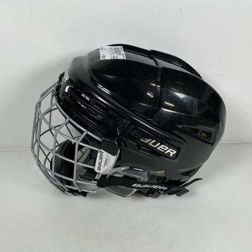 Vist Large View of Product Image Which is Used Bauer RE-AKT 100 YTH Helmet Combo Black XS