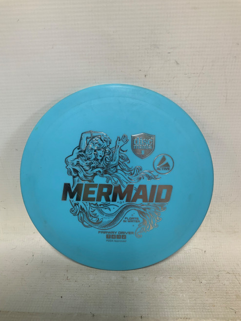 Vist Large View of Product Image Which is Used Discmania MERMAID FLOATER Disc Golf Driver Carolina Blue