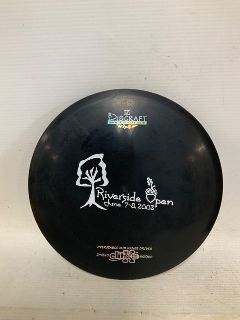 Vist Large View of Product Image Which is Used Discraft WASP ELITE X Disc Golf Mid Range Black 173g