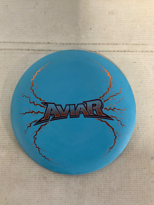 Vist Large View of Product Image Which is Used Innova KC AVIAR Disc Golf Putter Royal Blue 171g