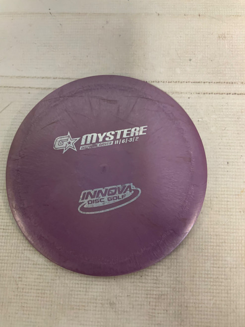 Vist Large View of Product Image Which is Used Innova MYSTERE GSTAR Disc Golf Driver Purple 175g