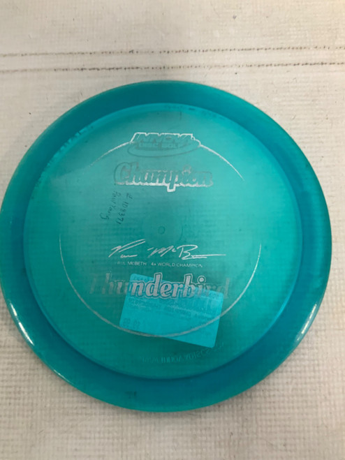 Vist Large View of Product Image Which is Used Innova CHAMPION THUNDERBIRD Disc Golf Driver Teal
